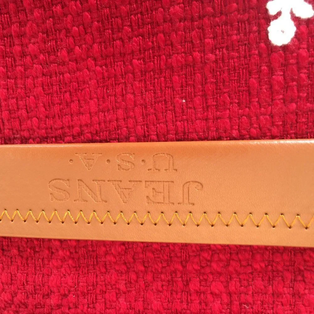Just Jeans Leather Belt Size 40 Brown Silver Buckle Casual Jean Belt